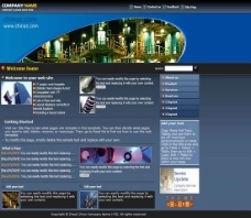 蓝色光盘图库与设计资源大全 从素材下载到网站应用